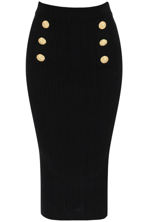 BALMAIN Stylish and Versatile Mid Skirt for Women - Perfect Addition to Your Wardrobe