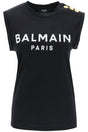 BALMAIN 2024 Fashion Tops for Women in GAB BLANC NOIR