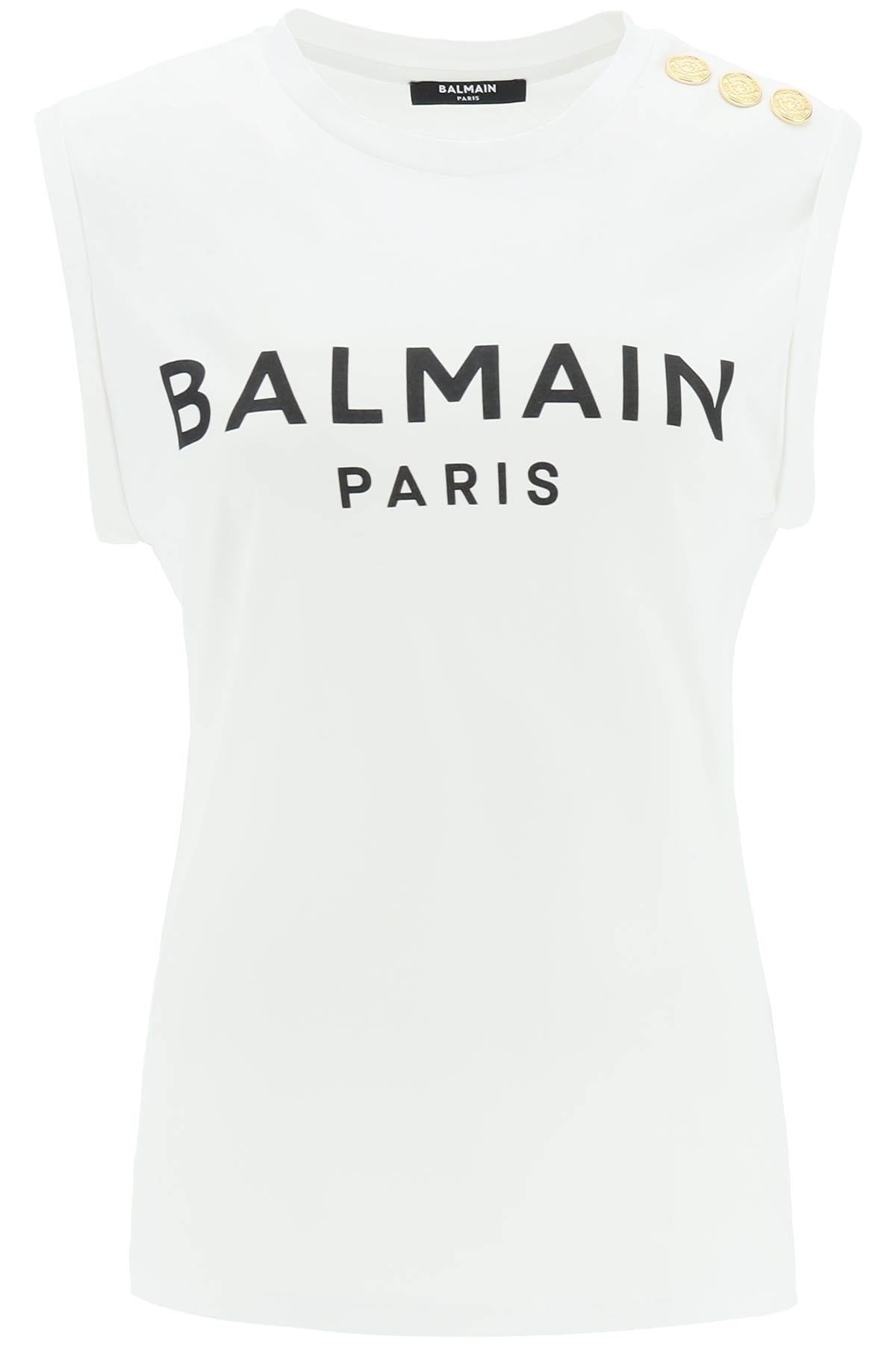 BALMAIN 2024 Fashion Tops for Women in GAB BLANC NOIR