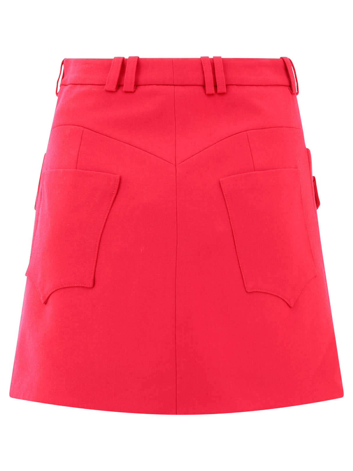 BALMAIN Fuchsia Cut-Out A-Line Skirt for Women - SS24 Collection