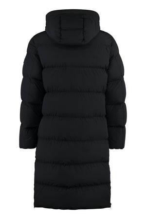 Áo khoác dù Hoodie dài màu đen cho nam - Bộ sưu tập FW23
