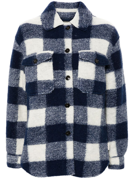 WOOLRICH Gentry Overshirt in Bold Check for Women