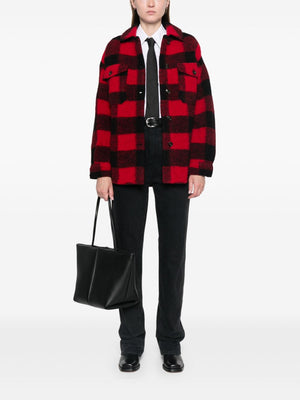 WOOLRICH Wool Blend Checkered Jacket for Women