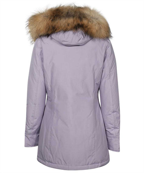 WOOLRICH Lilac Hooded Parka Jacket for Women - FW22