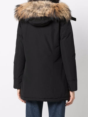 WOOLRICH Elegant Arctic Parka with Faux Fur Trim