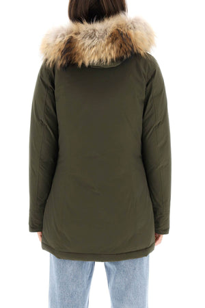 WOOLRICH Luxury Arctic Parka Jacket with Removable Fur Trim - Size XS