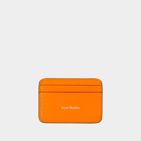 ACNE STUDIOS Unisex Mini Leather Card Holder