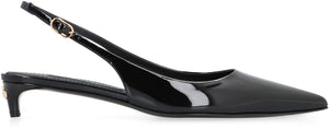 Đôi giày búp bê đen da thật xinh và nữ tính từ bộ sưu tập FW23