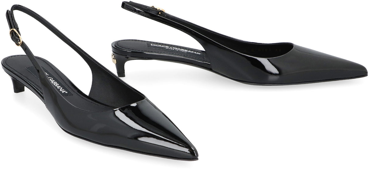 Đôi giày búp bê đen da thật xinh và nữ tính từ bộ sưu tập FW23