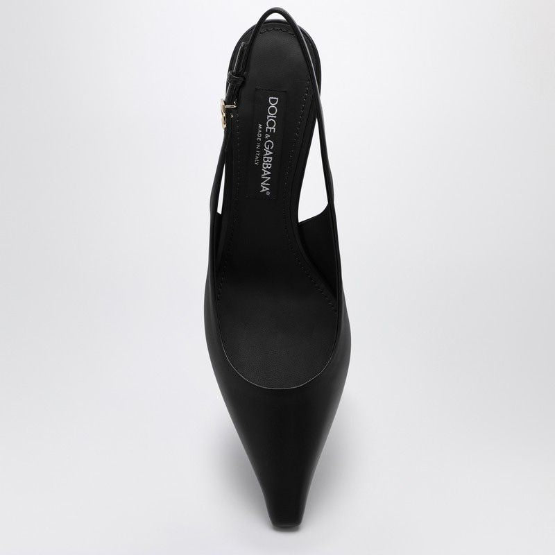 DOLCE & GABBANA Elegant Leather Slingback Pumps for Women