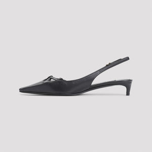 DOLCE & GABBANA Elegant Black Slingback Pumps