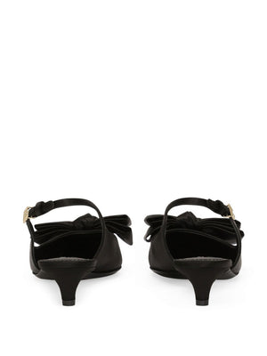 DOLCE & GABBANA Elegant Bow Detail Slingback Pumps for Women