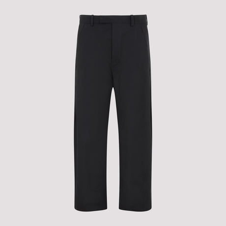 CRAIG GREEN Men's Black Uniform Leg Trousers for FW23