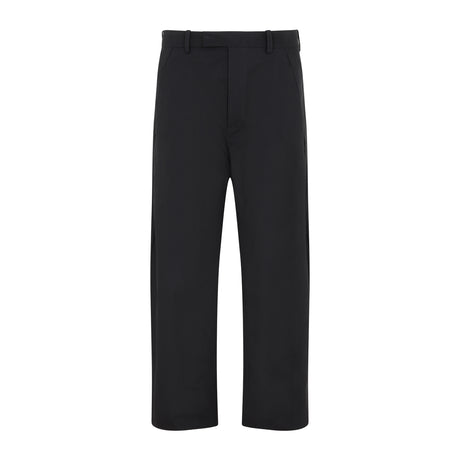 CRAIG GREEN Men's Black Uniform Leg Trousers for FW23