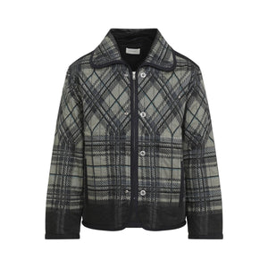 CRAIG GREEN QUILTED PLAID FADE JACKET