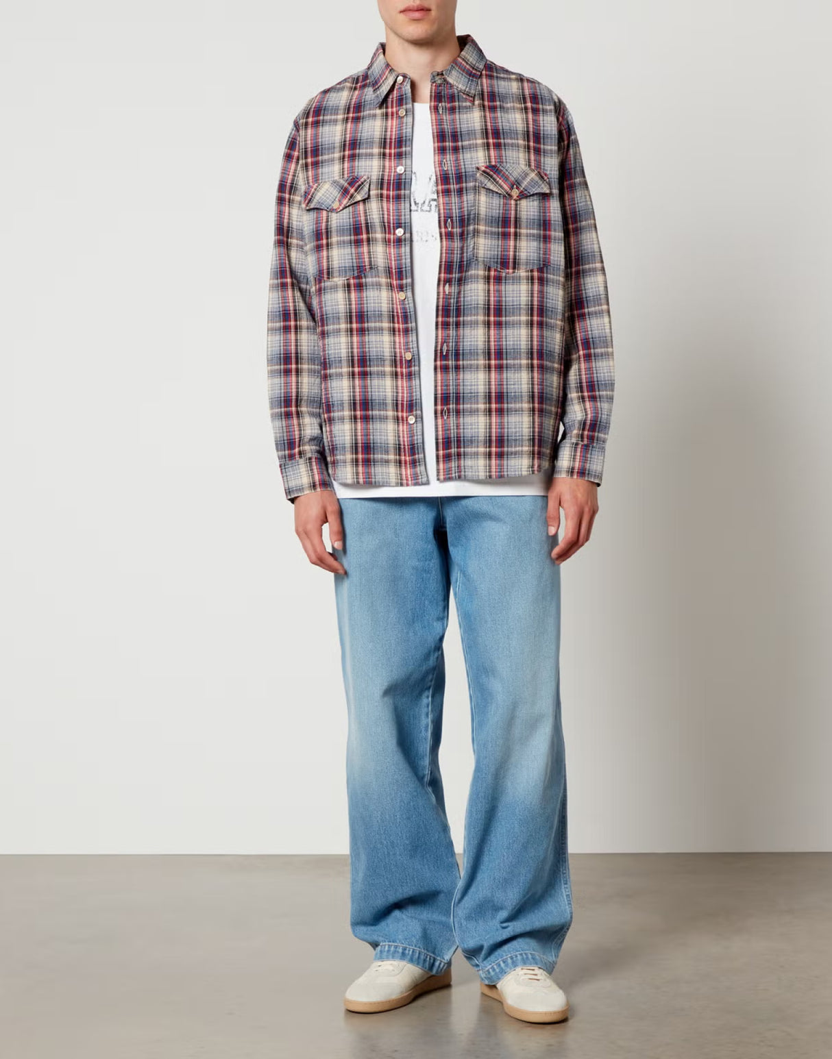 ISABEL MARANT Cotton Linen Check Shirt for Men - SS24 Collection