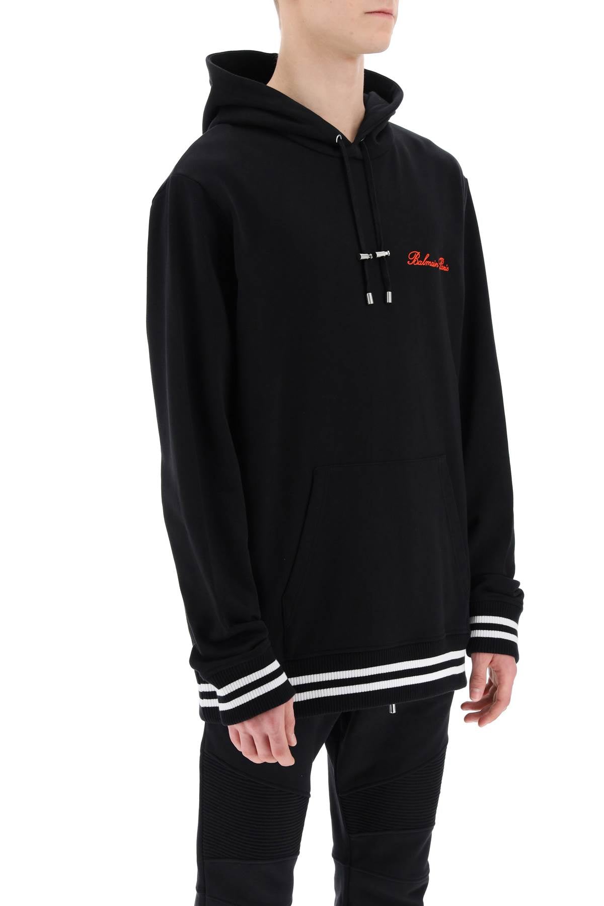 Áo Hoodie Nam Mẫu 24SS Màu Đen Đỏ EKA