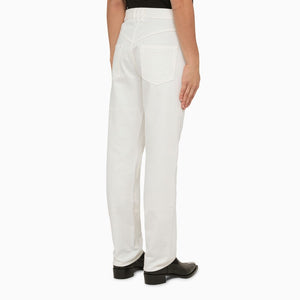 BALMAIN Men's 24SS Denim Straight Pants - White