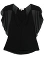 CHLOÉ Mini Ruffled Silk Top for Women