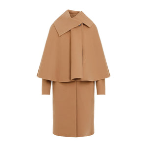 CHLOÉ Luxurious Nude Cashmere-Wool Blend Jacket