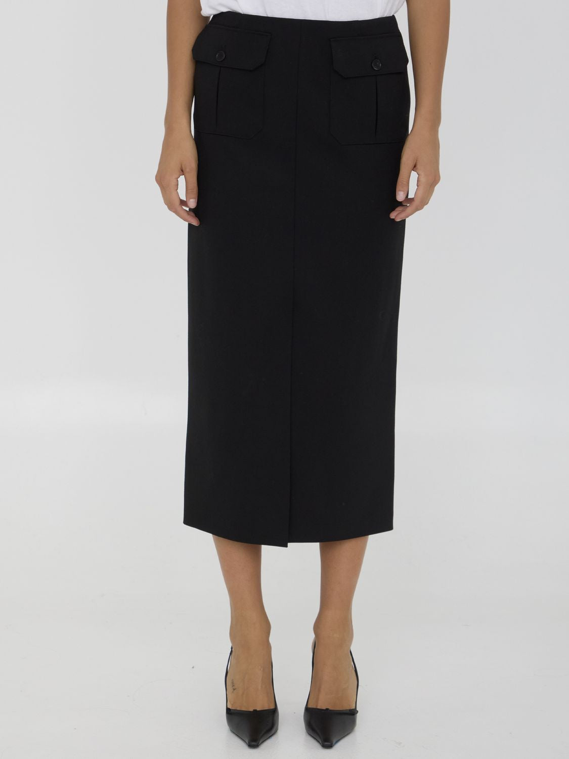 CHLOÉ Chic Midi Skirt with Front Slit