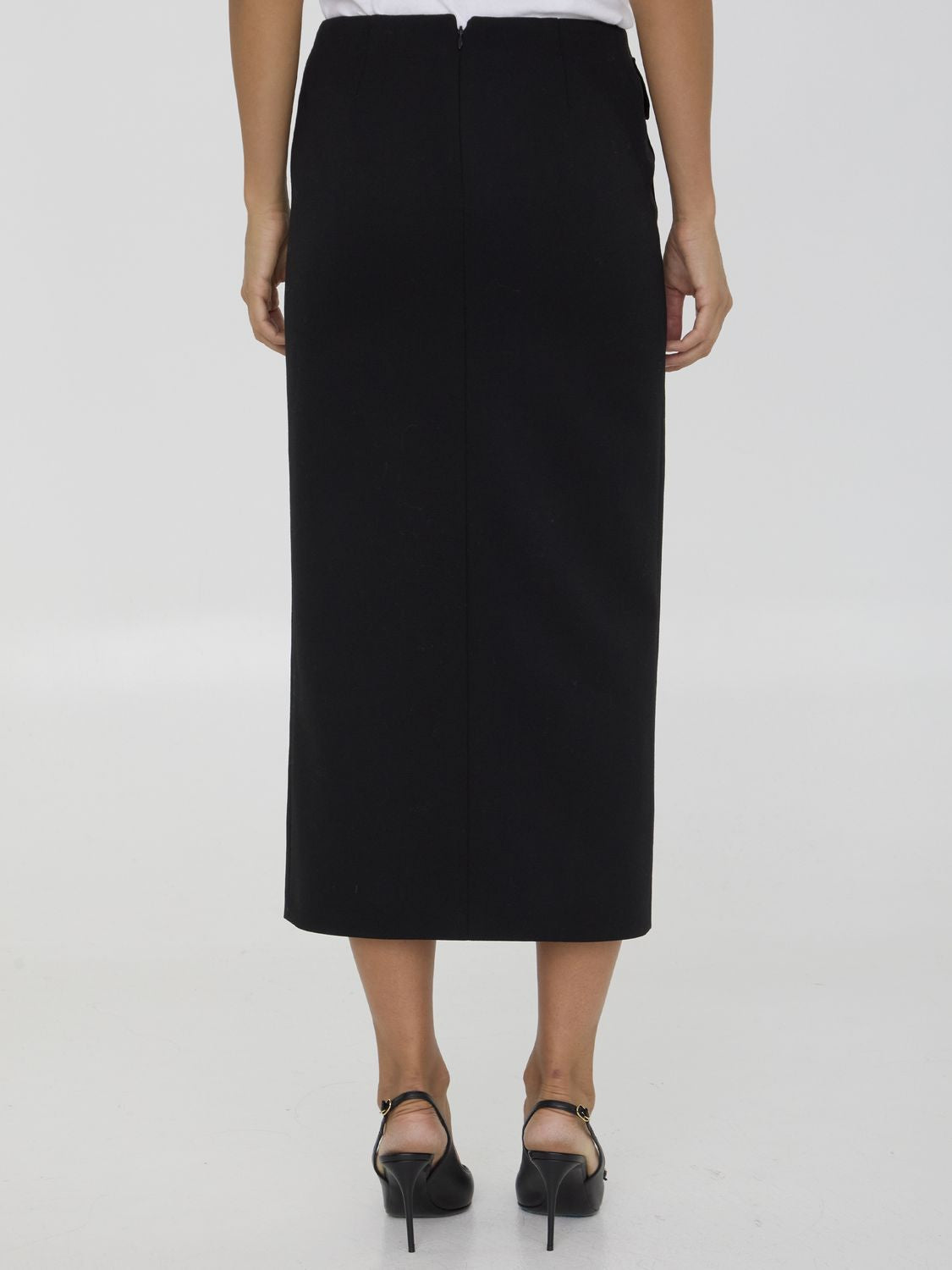 CHLOÉ Chic Midi Skirt with Front Slit