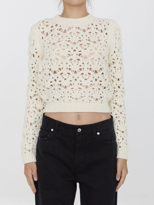 CHLOÉ Wool Knit Jumper - Fitted Long Sleeve