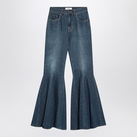 CHLOÉ High Waist Fitted Flare Jeans