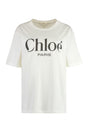 CHLOÉ Oversized Logo Print Tee