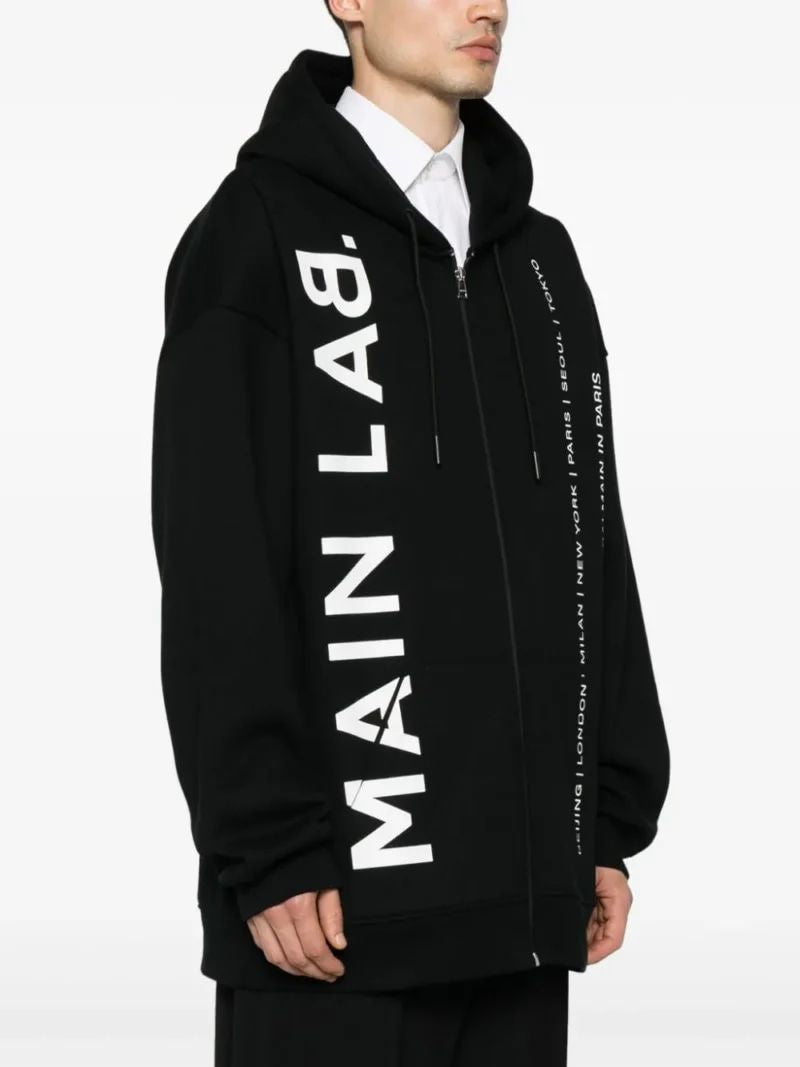 BALMAIN 24SS Black Hoodie for Men