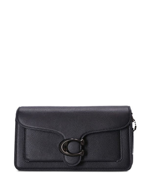 COACH Elegant Black Leather Shoulder Bag for Women - SS24