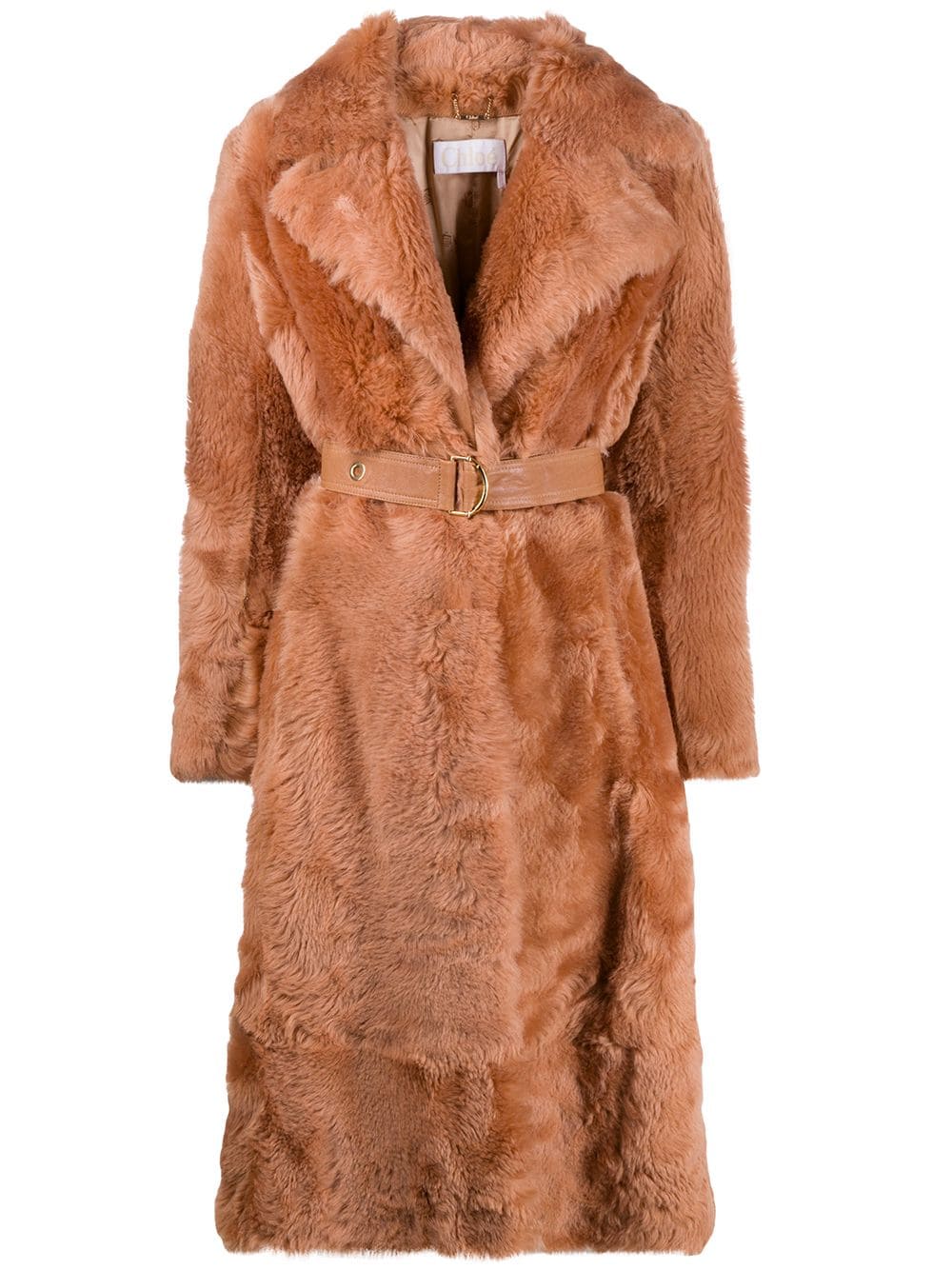 CHLOÉ Women's Belted Shearling Jacket