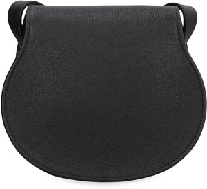 CHLOÉ Pebbled Leather Saddle Handbag - 18 cm