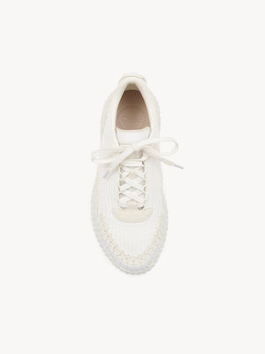 CHLOÉ White Nama Sneakers - SS24 Collection for Women