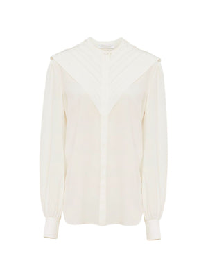 CHLOÉ White Iconic Silk Top for Women - CHC22WHT13004107