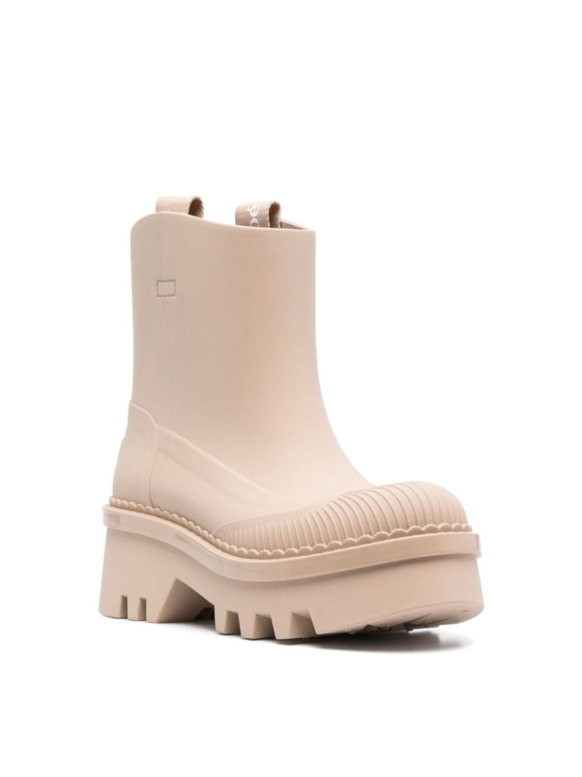 CHLOÉ Chic Rain Boots with Logo Heel - 5.5 CM