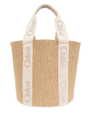 CHLOÉ Large Handwoven Basket Bag