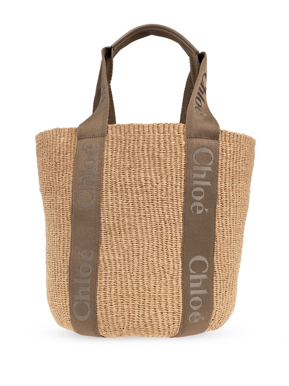 CHLOÉ Large Handwoven Basket Bag