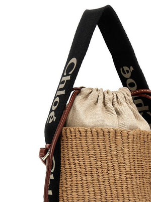 CHLOÉ Mini Woven Basket Handbag