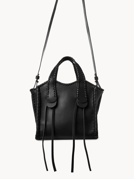 CHLOÉ CHIC BLACK LEATHER WOMEN'S TOTE FOR SS24