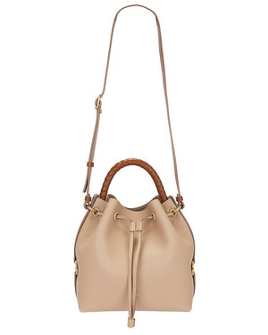 CHLOÉ Luxurious Mist Ivory Leather Handbag for Women - Fall/Winter 2023 Collection