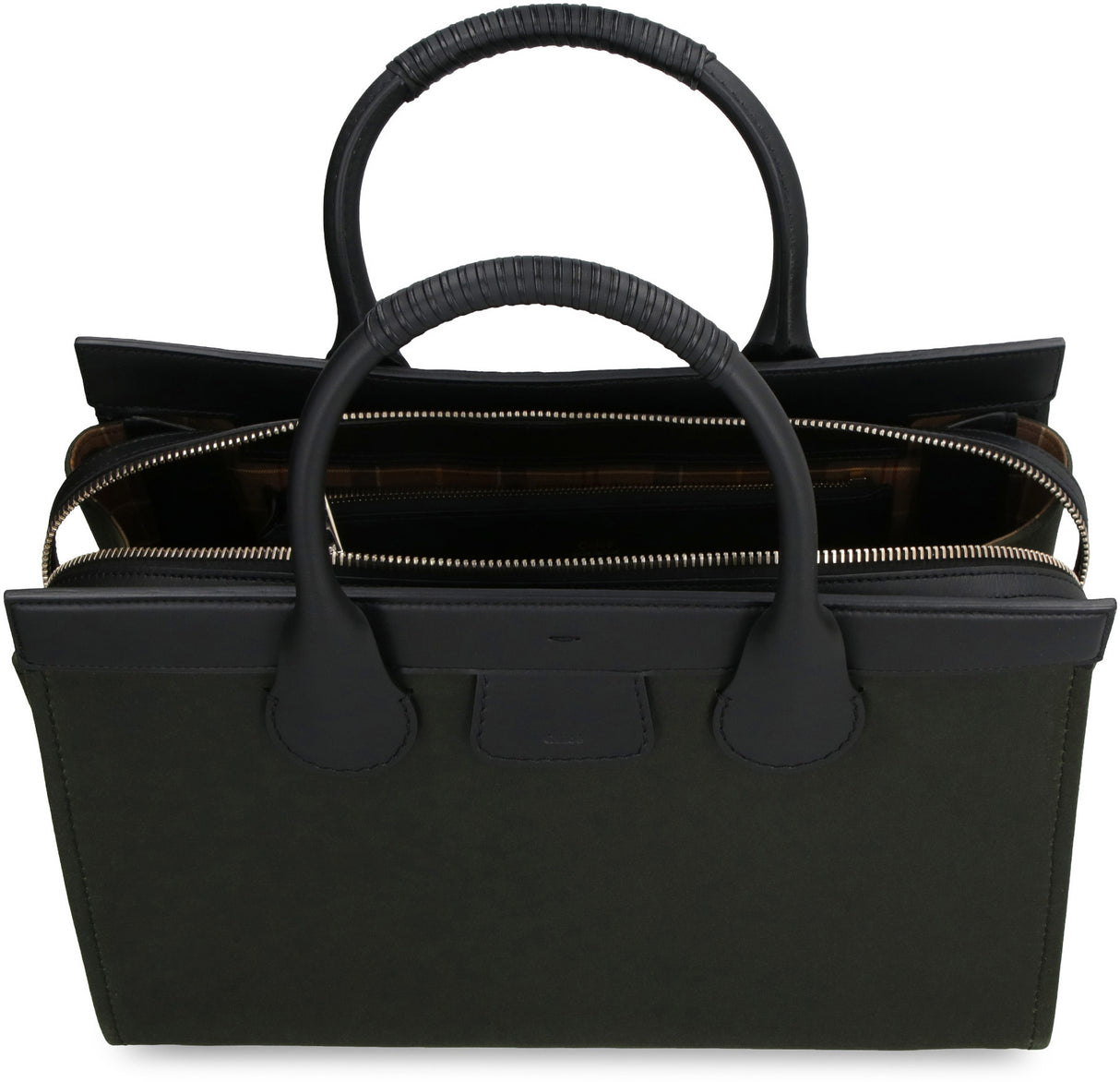 CHLOÉ Green Canvas Tote Bag for Women - Stylish and Spacious Spring/Summer 2024 Collection