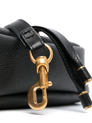 CHLOÉ Fashion Forward Black Leather Shoulder Handbag | Luxurious Style for Women