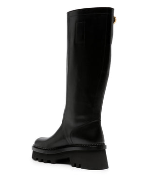 Stylish Knee-High Leather Boots for Women by CHLOÉ