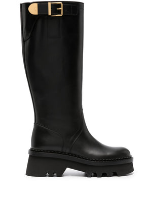 Stylish Knee-High Leather Boots for Women by CHLOÉ