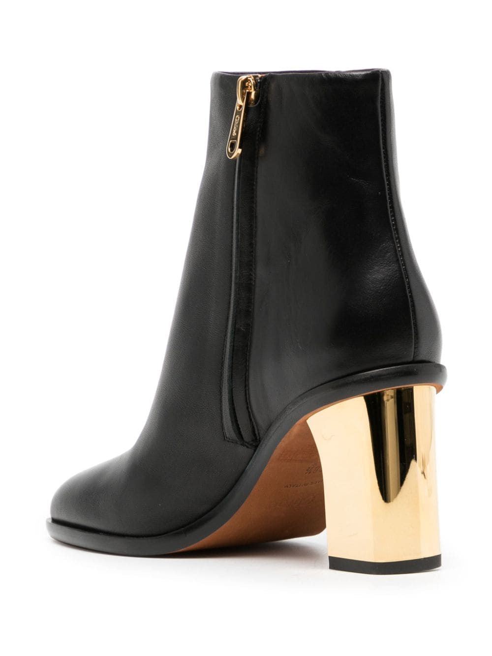 CHLOÉ Sleek Black Leather Boots for Women - FW23 Collection