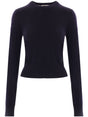 CHLOÉ Wool Crewneck Jumper for Women - Navy Blue