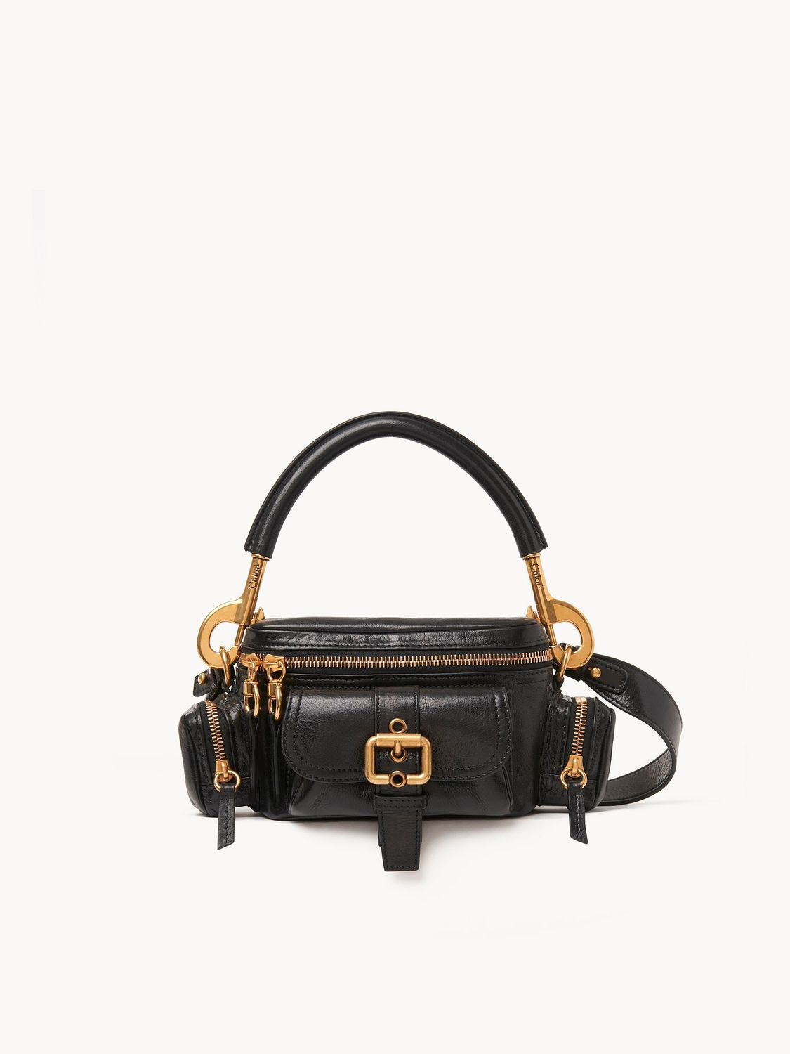 CHLOÉ Leather Crossbody Camera Handbag