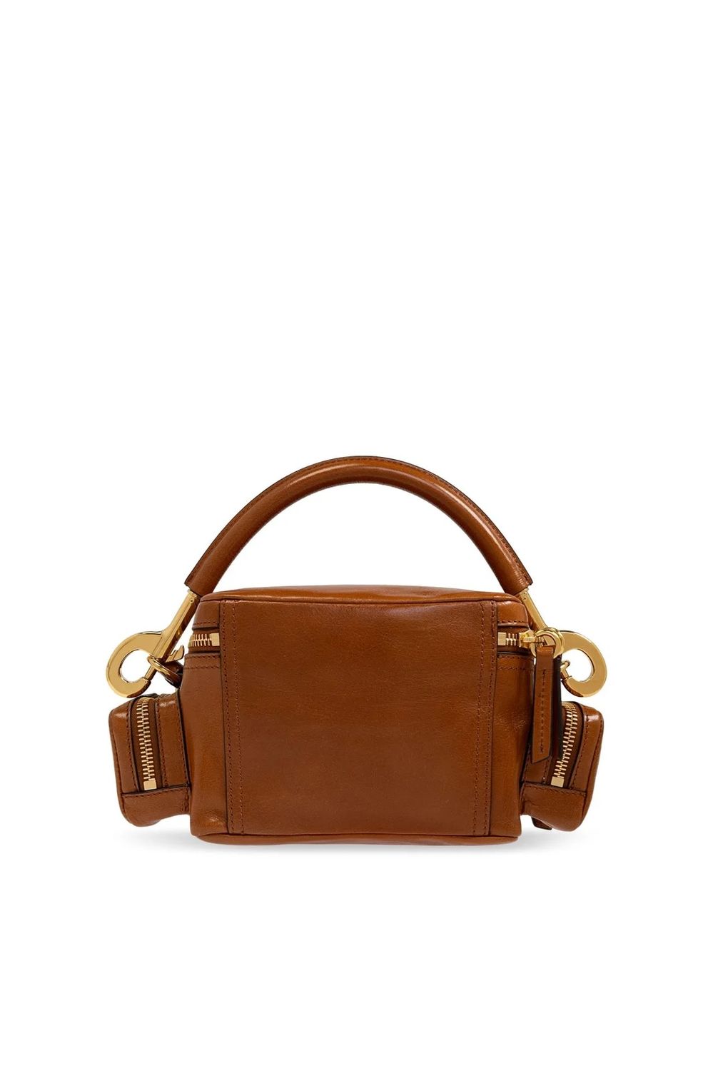 CHLOÉ Leather Crossbody Camera Handbag