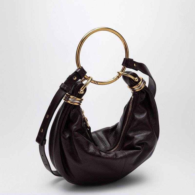 CHLOÉ Purple Half Moon Mini Handbag